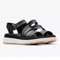 Clarks - Tuscan Strap Black Leather thumbnail 3