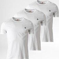 Timberland DUNSTAN RIVER 3xPack Tee WHITE thumbnail 2