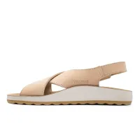 Fly Flot - Leather Woman Sandal Beige thumbnail 4