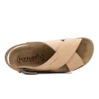 Fly Flot - Leather Woman Sandal Beige thumbnail 5