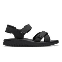 صنادل-clarks-wesley-shore-black-leather-شراقة-الجزائر
