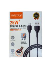 شواحن-وكابلات-fast-charging-data-cable-25w-type-c-العلمة-سطيف-الجزائر