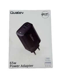 شواحن-وكابلات-qualev-power-adapter-65w-العلمة-سطيف-الجزائر