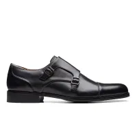 رسمية-clarks-craftarlo-monk-black-leather-شراقة-الجزائر