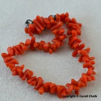 Bracelet en Corail rouge 