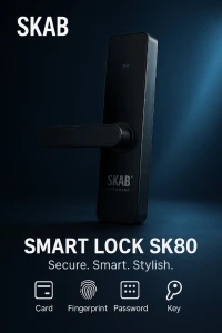 Smart Door Lock SKAB SK80 قفل ذكي للباب Serrure Porte Intelligent