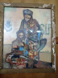 Ancienne aquarelle de issiakhem 