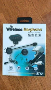 Écouteurs Sans Fil pour Casque de Moto Modèle BT12