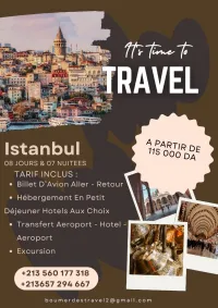 Boumerdes Travel Vous Propose Un Agréable Séjour Istanbul