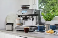 Machine a cafe broyeur Expresso SAGE The Barista Pro ACIER - SES878BSS4EEU1-9 bars - Écran LCD -