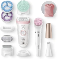 Epilateur électrique Braun SILK EPIL 9, Autonomie: 50 Min, Fonction lumière - 2 vitesses - 9-985 BS