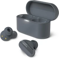 Écouteurs Philips TAT3508BK/00 sans Fil en Silicone, Son Naturel Réduction du Bruit21 h d'autonomie 