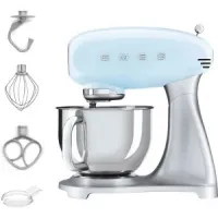 Robot petrin SMEG SMF02PBEU BLEU AZUR- 800W  DIRECTE- BOL 4.8L- 10 VITESSESروبوت العجن