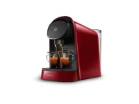 Machine à café à capsules double espresso PHILIPS L'Or Barista LM8012/51 - Rouge + 9 capsules