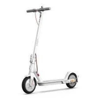 Electric Scooter 3 Lite Trottinette électrique Blanche avec antivol et écran, 300W, autonomie 20km