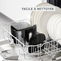Friteuse sans huile + Grill, Capacité 4,2 L, Jusqu'à 6 personnes, Écran tactile, air fryer EZ506820