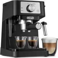 Machine a cafe DeLonghi Stilosa EC260BK manuelle 15 bars - buse a vapeur-noir