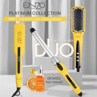 Pack beaute 3en1: lisseur , boucleur , brosse lissante ENZO Platinum Collection EN3955W