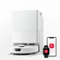 Roborock QV35A robot aspirateur laveur avec station multifonctionnelle-8000pa-LiDAR- app Apple watch