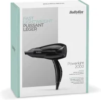Sèche-cheveux BABYLISS D212E - SÈCHE-CHEVEUX POWERLIGHT 2000 DESIGN LÉGER