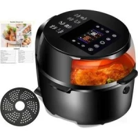  FRITEUSE A AIR Sans huile AIRFRYER 1500W  Xl 10l NOIR VAPEUR UNITRON 10L
