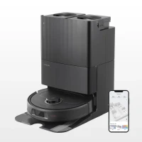 Robot aspirateur laveur avec station de vidange roborock qrevo plus - 7000pa-90 min autonomie