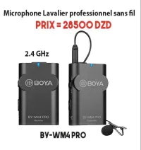 BOYA – Microphone Lavalier professionnel sans fil à condensateur BY-WM4 PRO K1