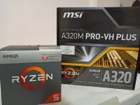 Kit carte mère + RAM 8gb + Cpu Ryzen 5