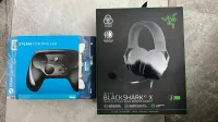 manette steam + Razer blackshark v2 X