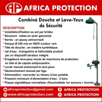 Combiné Douche et Lave Yeux de Sécurité