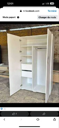 Fabrication des Armoire, dressing, meuble de cuisine,  meuble de chaussures 