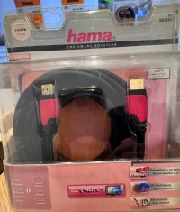 CABLE HDMI HAMA 5m 4k Type A (Standard) Black