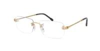 Fred FG50002U 030 Men's Eyeglasses Shiny Endura Gold