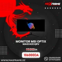 MONITOR MSI 34P OPTIX MAG342CQRV 100HZ 1MS 2K HDR CURVED