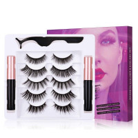 beauty-accessories-magnetic-eyelashes-with-eyeliner-kit-5-pair-mohammadia-algiers-algeria