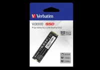 SSD M.2 512 GB Verbatim Vi3000 NVMe PCIe 3.0 32 Gbps 3100/2200MB/s