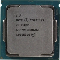 Intel Core i3 9100F 4-Core 4-Thread 3.60 GHz (4.20 GHz Turbo) 6MB Cache LGA 1151 65W 