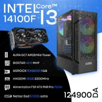 Intel Core i3-14100f / h610 / Rx 6600 / 16gb 3200 / 700w Build