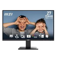 MSI PRO MP273U, IPS 3840 x 2160 UHD Computer Monitor, 4K, 60 Hz, Adaptive-Synch, HDMI, DisplayPort, 4ms GTG, Black