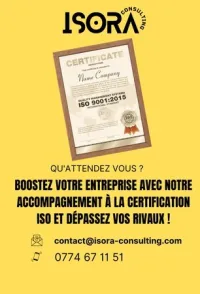 Accompagnement à la Certification ISO  