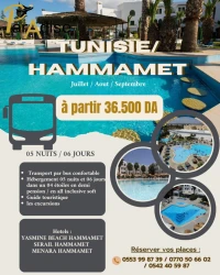 VOYAGE HAMMAMET TUNISIE