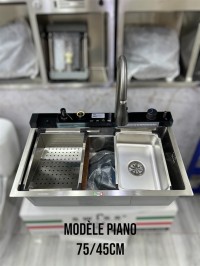 commerce-de-detail-evier-cuisine-piano-04-boutons-inox-ben-aknoun-alger-algerie