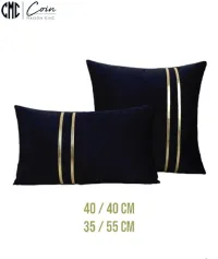 Des coussins décoratifs avec une touche dorée 