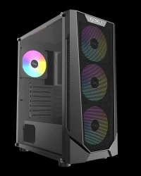  Boîtier RAIDMAX V155 TBS 4X FAN BLACK