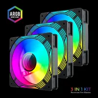 Refoidisseur Pack Gamemax KF300R BK 3x120MM RGB / Pack Gamemax KF300R WH 3x120MM RGB