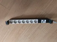 Bandeau d'alimentation 6 prises avec disjoncteur différentiel 16A