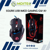 clavier-souris-usb-imice-gaming-3200dbi-gw-x7-rechargable-mohammadia-alger-algerie