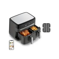 Moulinex Friteuse Sans Huile Easy Fry & Grill Dual 8 programmes - 2 bacs 8.3L
