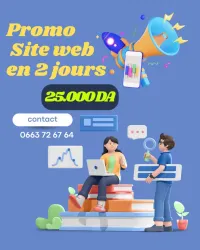Votre Site web en 2 jours + Installation sans frais sur votre hébergeur