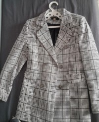 معاطف-و-سترات-blazer-femme-tigre-fashion-t38-pied-de-poule-noir-et-blanc-درارية-الجزائر